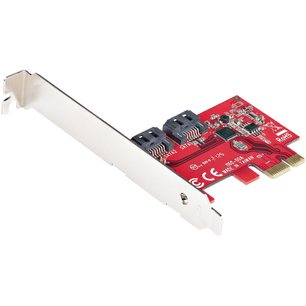 PCI korta Startech Sata PCIE CARD 2 kaina ir informacija | Pagrindinės plokštės | pigu.lt