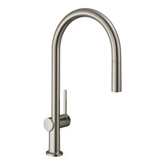 Смеситель для кухни с выдв. шлангом Hansgrohe 72802800 цена и информация | Смесители | pigu.lt