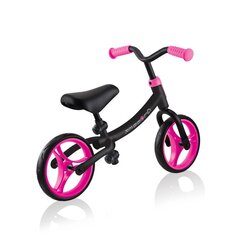 Беговел GLOBBER Go Bike, черный-неоновый розовый, 610-232 цена и информация | Балансировочные велосипеды | pigu.lt