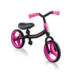 Беговел GLOBBER Go Bike, черный-неоновый розовый, 610-232 цена и информация | Балансировочные велосипеды | pigu.lt