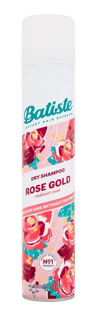 Sausas plaukų šampūnas Batiste Rose Gold, 350 ml kaina ir informacija | Šampūnai | pigu.lt