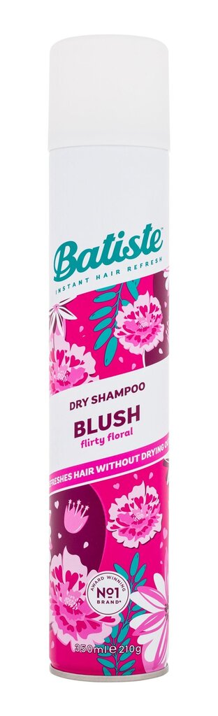 Sausų šampūnas Batiste Blush su gėlių kvapu, 350 ml цена и информация | Šampūnai | pigu.lt