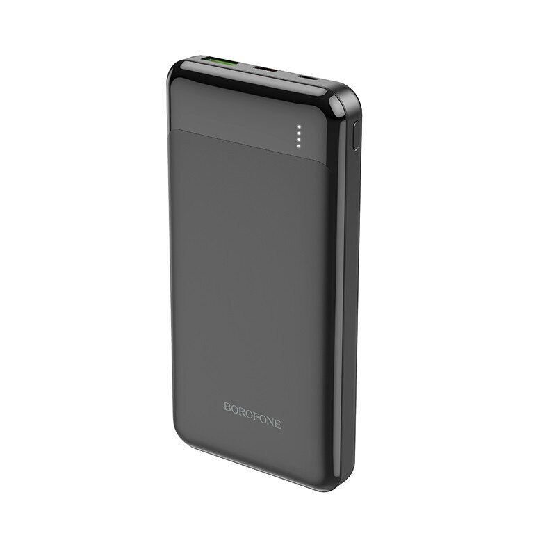 Išorinė baterija Power Bank Borofone BJ19 Type-C PD 20W+Quick Charge 3.0 10000mAh juoda kaina ir informacija | Atsarginiai maitinimo šaltiniai (power bank) | pigu.lt