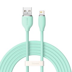 Baseus cable, USB cable - Lightning 2.4A, length 2 m Jelly Liquid Silica Gel - black цена и информация | Кабели для телефонов | pigu.lt