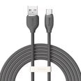 Baseus cable, USB cable - USB Type C 100W length 2 m Jelly Liquid Silica Gel - black