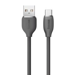 Baseus cable, USB cable - USB Type C 100W length 2 m Jelly Liquid Silica Gel - black цена и информация | Кабели для телефонов | pigu.lt