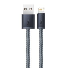 Baseus iPhone USB cable - Lightning 1m, 2.4A gray (CALD000416) цена и информация | Кабели для телефонов | pigu.lt