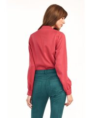Женская блуза со шрифтом B138, розовая  цена и информация | Женские блузки, рубашки | pigu.lt