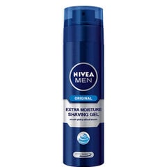 Skutimosi gelis Nivea Original Extra Moisture Shaving Gel, 200ml цена и информация | Косметика и средства для бритья | pigu.lt