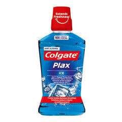 Burnos skalavimo skystis Colgate Plax Ice Mouthwash, 500ml kaina ir informacija | Dantų šepetėliai, pastos | pigu.lt