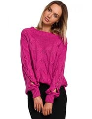 Megztinis moterims Moe M539, rožinis kaina ir informacija | Megztiniai moterims | pigu.lt