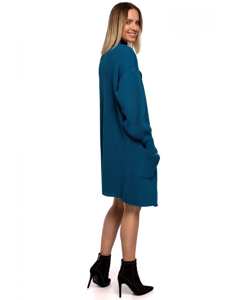 Kardiganas moterims Moe M538, mėlynas kaina ir informacija | Megztiniai moterims | pigu.lt