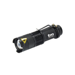 Фонарь LED TM Electron TME, чёрный, 3Вт цена и информация | Фонарики, прожекторы | pigu.lt