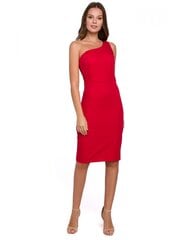 Suknelė moterims Makover K003, raudona kaina ir informacija | Makover Apranga, avalynė, aksesuarai | pigu.lt