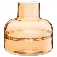 Perdirbto stiklo vaza Amber, 24cm kaina ir informacija | Vazos | pigu.lt