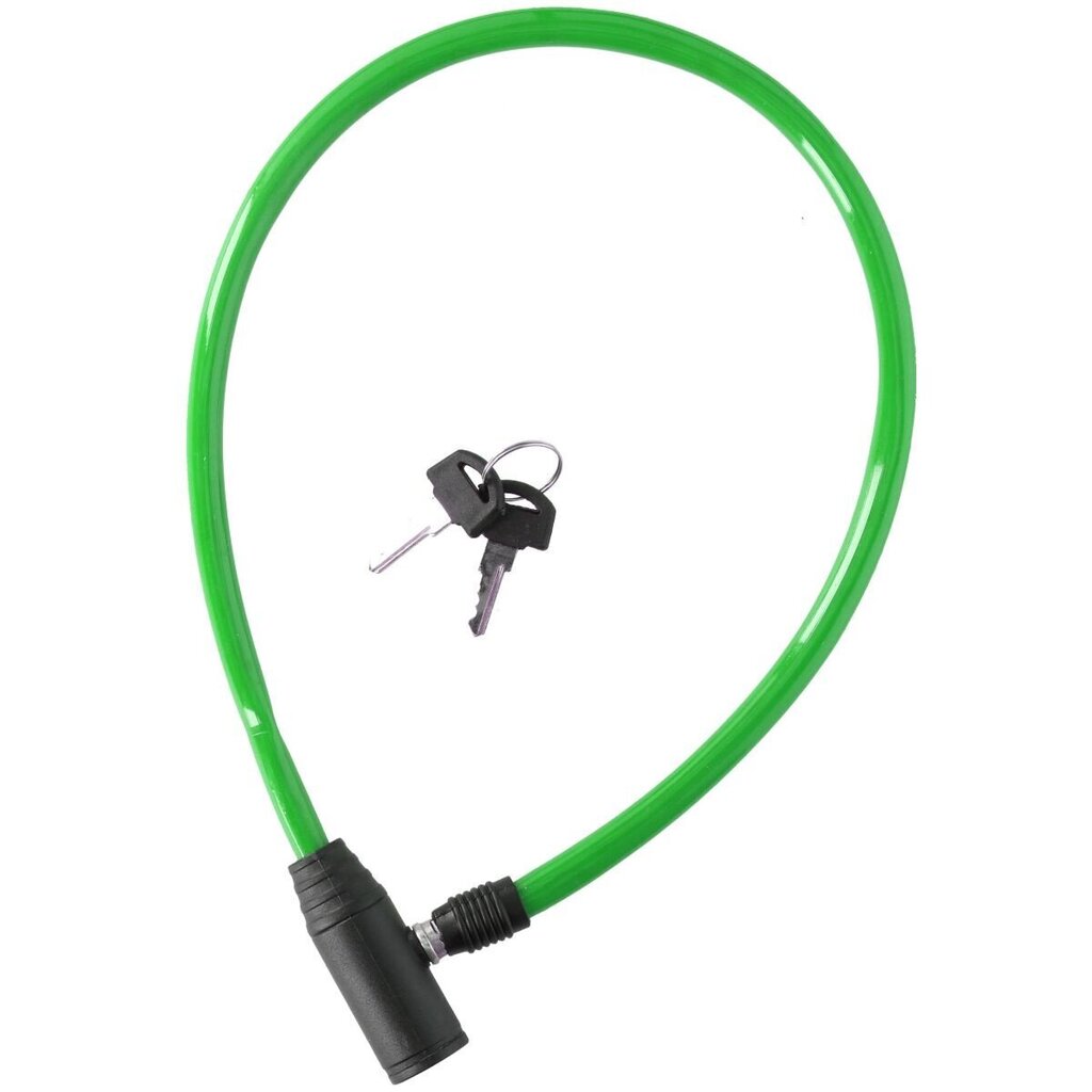 Dviračio užraktas Dunlop, 0,4 x 65 cm, žalias kaina ir informacija | Užraktai dviračiams | pigu.lt