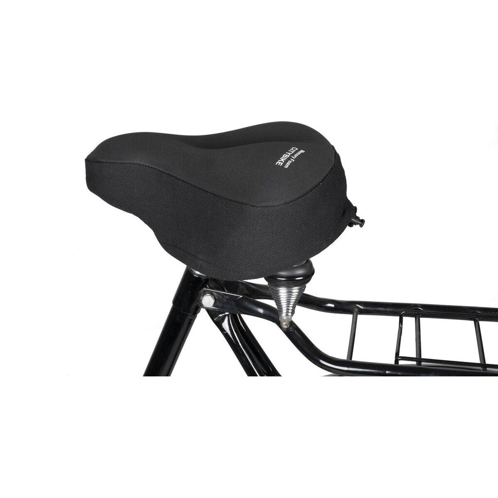 Dviračio sėdynės užvalkalas Dunlop, 260 x 235 mm, juodas kaina ir informacija | Dviračių sėdynes ir sėdynių uždangalai | pigu.lt