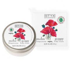 Kūno kremas STYX Mohn Poppy Body Cream, 200 ml kaina ir informacija | Kūno kremai, losjonai | pigu.lt