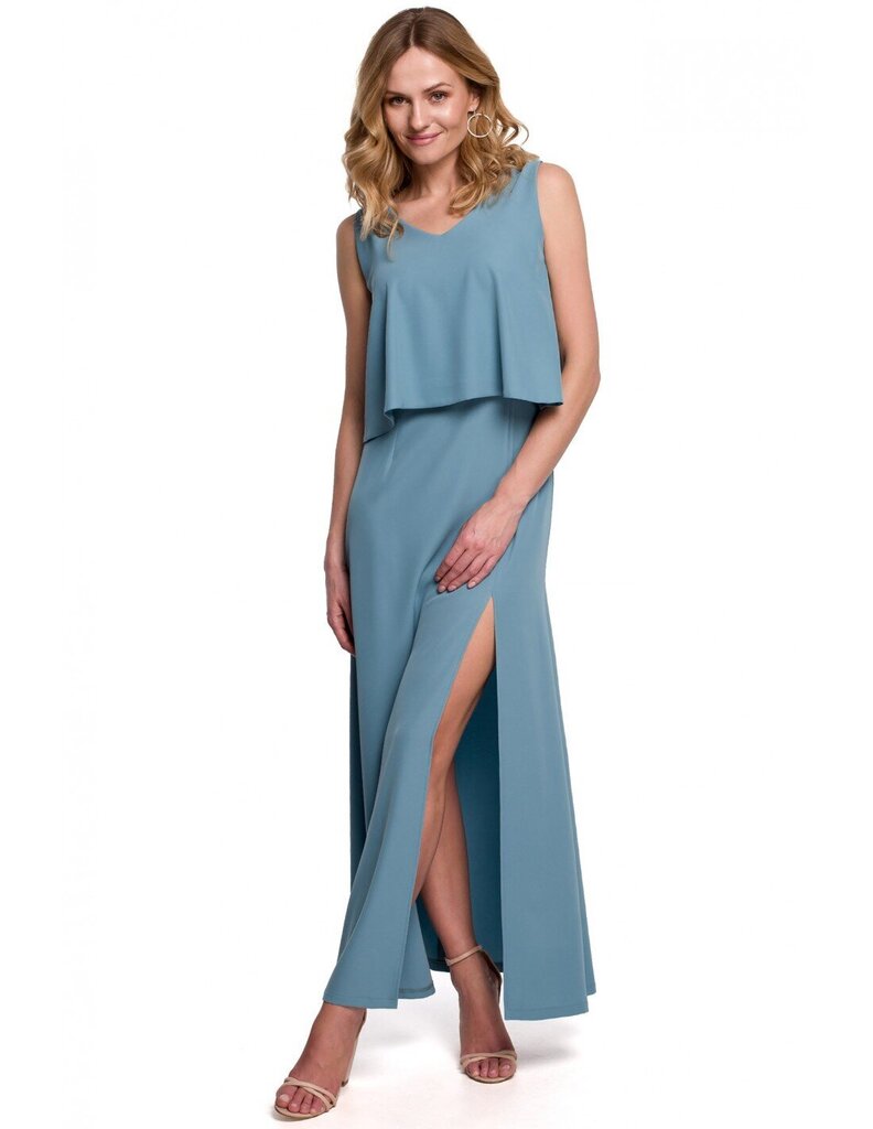 Suknelė moterims Makover K048, mėlyna kaina ir informacija | Suknelės | pigu.lt