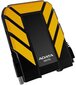 A-Data HD710 2.5'' 1TB, USB 3.0, Geltona kaina ir informacija | Išoriniai kietieji diskai (SSD, HDD) | pigu.lt