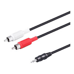 Kabelis Nimo Audio Jack - 2 RCA, 5 m kaina ir informacija | Kabeliai ir laidai | pigu.lt