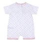 Romper kostiumėlis kūdikiams trumpomis rankovėmis Minnie Mouse Balta цена и информация | Smėlinukai, siaustinukai | pigu.lt