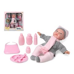 Kūdikių lėlė Rožinė 34 cm kaina ir informacija | Žaislai mergaitėms | pigu.lt