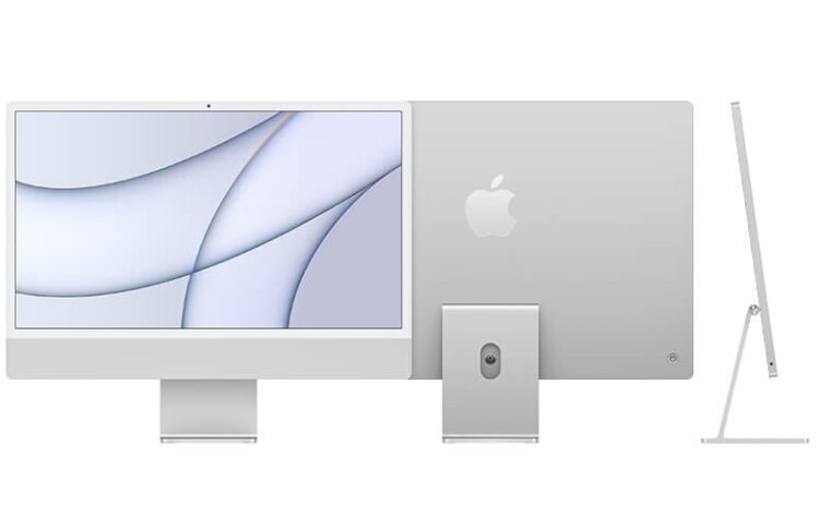 Apple iMac 24” M1 8/256GB Silver SWE MGPC3KS/A kaina ir informacija | Stacionarūs kompiuteriai | pigu.lt