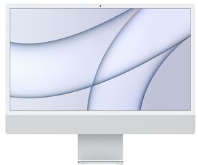 Apple iMac 24” M1 8/256ГБ Silver SWE MGPC3KS/A цена и информация | Стационарные компьютеры | pigu.lt