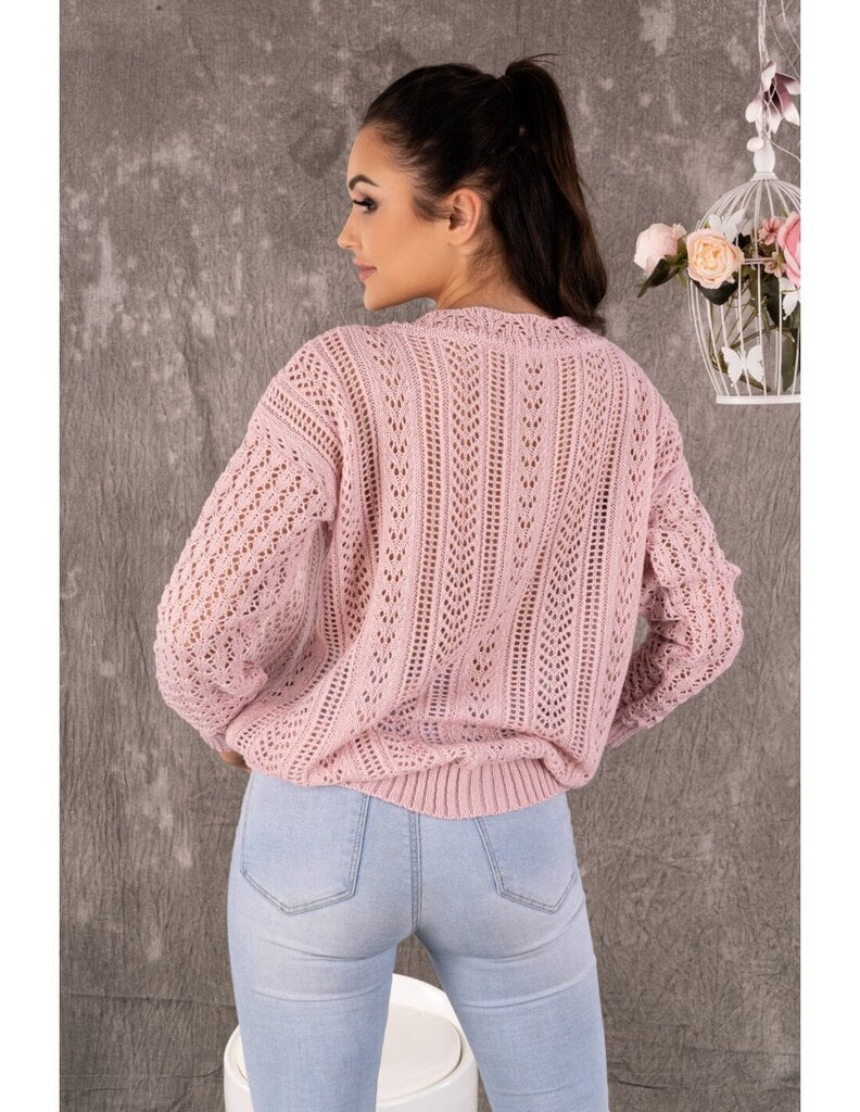 Megztinis moterims Merribel, rožinis kaina ir informacija | Megztiniai moterims | pigu.lt