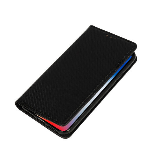 Smart Book Magnet telefono dėklas skirtas Huawei P30 Lite, juodas цена и информация | Telefono dėklai | pigu.lt
