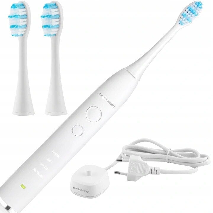 Elektrinis dantų šepetėlis Sonic, baltas kaina ir informacija | Elektriniai dantų šepetėliai | pigu.lt