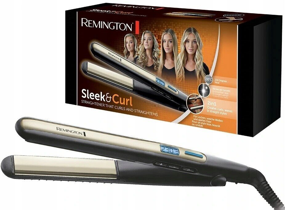 Remington S6500 Sleek&Curl kaina ir informacija | Plaukų formavimo ir tiesinimo prietaisai | pigu.lt