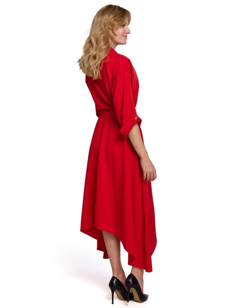 Suknelė moterims Makover K086, raudona kaina ir informacija | Suknelės | pigu.lt