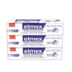 Dantų pasta Elmex Dental Enamel Professional, 75 ml 3 vnt. kaina ir informacija | Dantų šepetėliai, pastos | pigu.lt