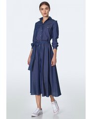 Джинсовое платье миди - S159 цена и информация | Платья | pigu.lt