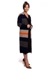 Kardiganas moterims BeKnit BK055, juodas kaina ir informacija | Megztiniai moterims | pigu.lt