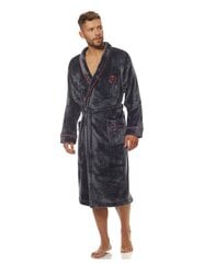 Халат мужской L&L LL2111 Luca, серый цена и информация | Мужские халаты, пижамы | pigu.lt