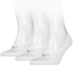 Kojinės suaugusiems Puma Footie Unisex 90693004, baltos kaina ir informacija | Vyriškos kojinės | pigu.lt