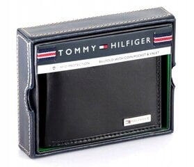 Tommy Hilfiger vyriška odinė piniginė kaina ir informacija | Vyriškos piniginės, kortelių dėklai | pigu.lt