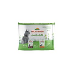 Almo Nature Holistic Functional Anti-Hairball Multipack для контролья вывода шерсти, с говядиной и курицей, 6x70 г цена и информация | Консервы для кошек | pigu.lt