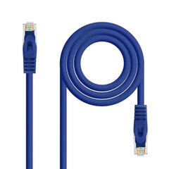 Жесткий сетевой кабель UTP кат. 6 NANOCABLE   Синий цена и информация | Кабели и провода | pigu.lt