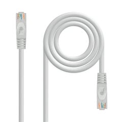 Жесткий сетевой кабель UTP кат. 6 NANOCABLE   Белый цена и информация | Кабели и провода | pigu.lt