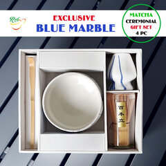 Blue marble - Matcha набор BMK4. Matcha Чаша + Whisks (венчик) + spoon (мерная ложка) + stand (подставка) цена и информация | Кухонная утварь | pigu.lt