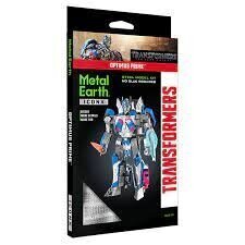 Metalinis 3D konstruktorius Transformeris Optimus Prime, spalvotas цена и информация | Konstruktoriai ir kaladėlės | pigu.lt