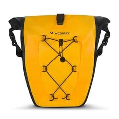Wozinsky waterproof bicycle bag trunk pannier 25l yellow (WBB24YE) цена и информация | Сумки, держатели для телефонов | pigu.lt
