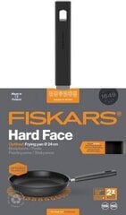 Сковорода Fiskars Hard Face 24 см цена и информация | Cковородки | pigu.lt