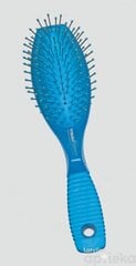 Щетка для волос TITANIA с резиновой ручкой, 9 рядов цена и информация | Расчески, щетки для волос, ножницы | pigu.lt