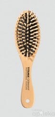 Щетка для волос деревянная 7-рядная TITANIA  цена и информация | Расчески, щетки для волос, ножницы | pigu.lt