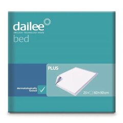 Впитывающие простыни DAILEE BED PREMIUM FIX, 60x90 см, 25 шт. цена и информация | Подгузники, прокладки, одноразовые пеленки для взрослых | pigu.lt